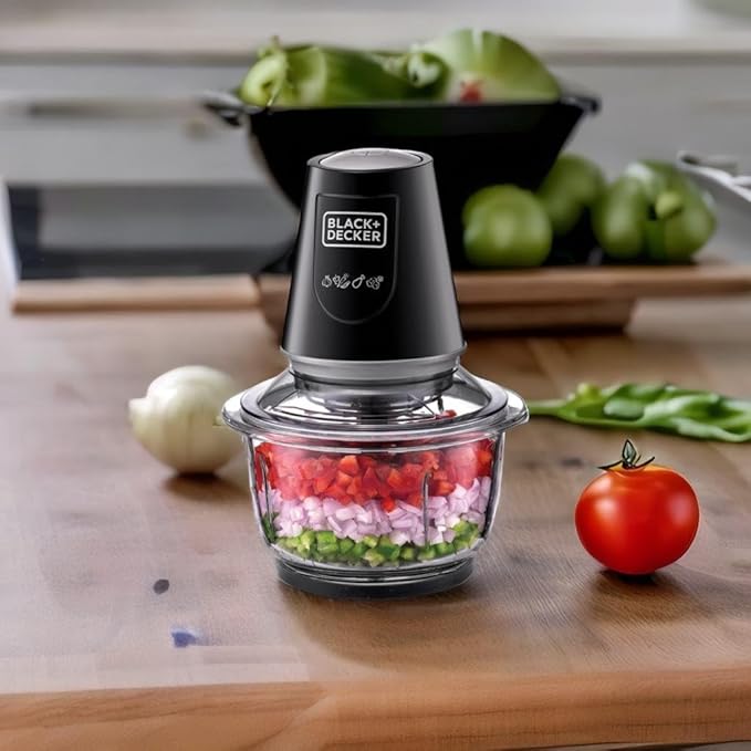BLACK+DECKER Glass Chopper GC400-85 – Electric Food Chopper