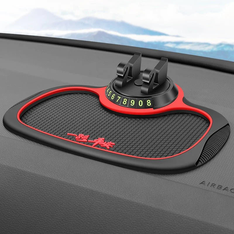 Car Dashboard Mobile Phone Holder – Anti-Slip Mat & Phone Mount